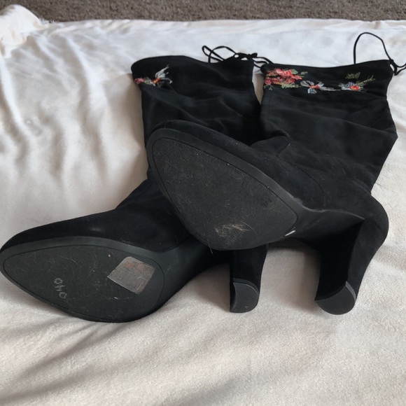 Zigi soho knee boot embroidered knee boots - Picture 6 of 9